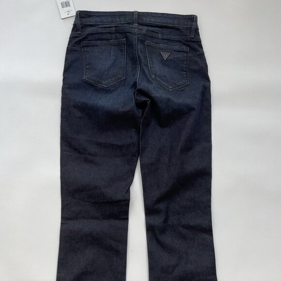 Guess Women’s Curve X Mid Rise Boot Cut Jeans In Dark Indigo Denim Size 27 - Picture 11 of 14